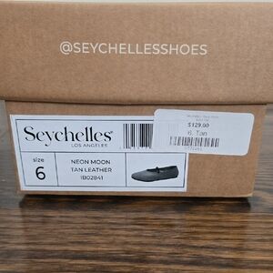 Seychelles Neon Moon Tan Leather Loafers